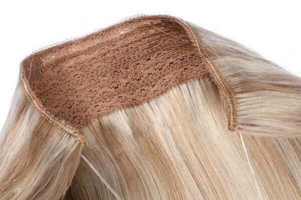 Seamless PU clip-in extensions