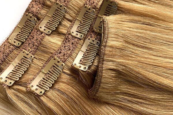 Balayage ombre clip-in extensions