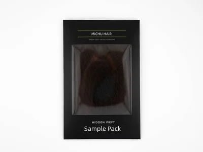 Hair extension sample pack for testing
