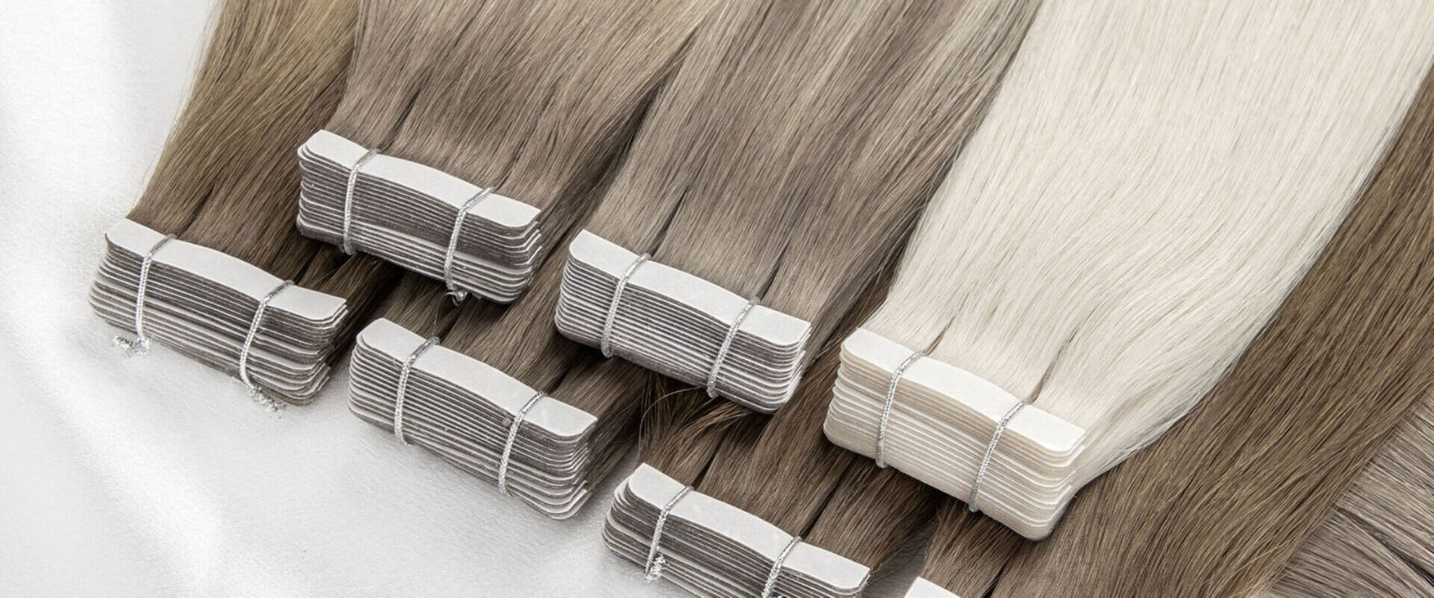 Premium clip-in hair extensions background